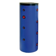 Bouteille de mélange 200 L sur pieds jaquette skaï bleue 4 piquages par côté piquage 1"1/2 thermoplongeur - THERMADOR BMEL200SK 