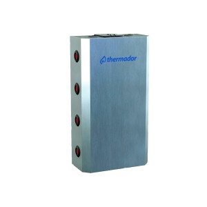 Bouteille de mélange Optimum 50 L carrée compacte revêtement anticorrosion installation murale - THERMADOR BMEL50OP 