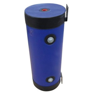 Bouteille de mélange 50 L murale jaquette skaï bleue 2x2 piquages 1"1/4 femelle 6 bar -10 à 110 °C - THERMADOR BMEL50SKE 