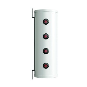 Bouteille de mélange 25 L corps POLYWARM 2x4 piquages habillage ABS isolation polyuréthane murale - THERMADOR BMELPW25ABS 