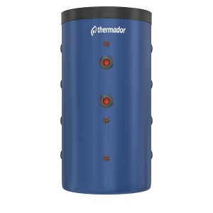 Ballon tampon 1000 L pour pompe à chaleur 8 piquages 3" et 2 piquages 2"1/2 résistances jaquette PVC - THERMADOR BTAMP1000 