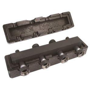 Collecteur GH 4 circuits isolé DN32 compatible MODULFIT avec 2 consoles de fixation - THERMADOR COL4GH32 