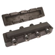 Collecteur GH 4 circuits isolé DN20-DN25 compatible MODULFIT avec 2 consoles de fixation - THERMADOR COL4GH 
