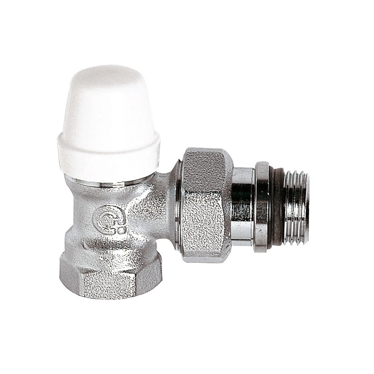 Coude de réglage pour radiateur gamme C 1/2" chromé avec douille auto-étanche - THERMADOR CRC15 