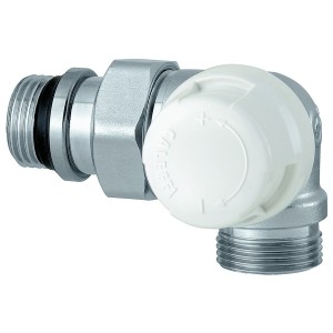 Corps thermostatique double équerre droite 3/8" chromé douille auto-étanche tête électrothermique - THERMADOR CT12DEDM 