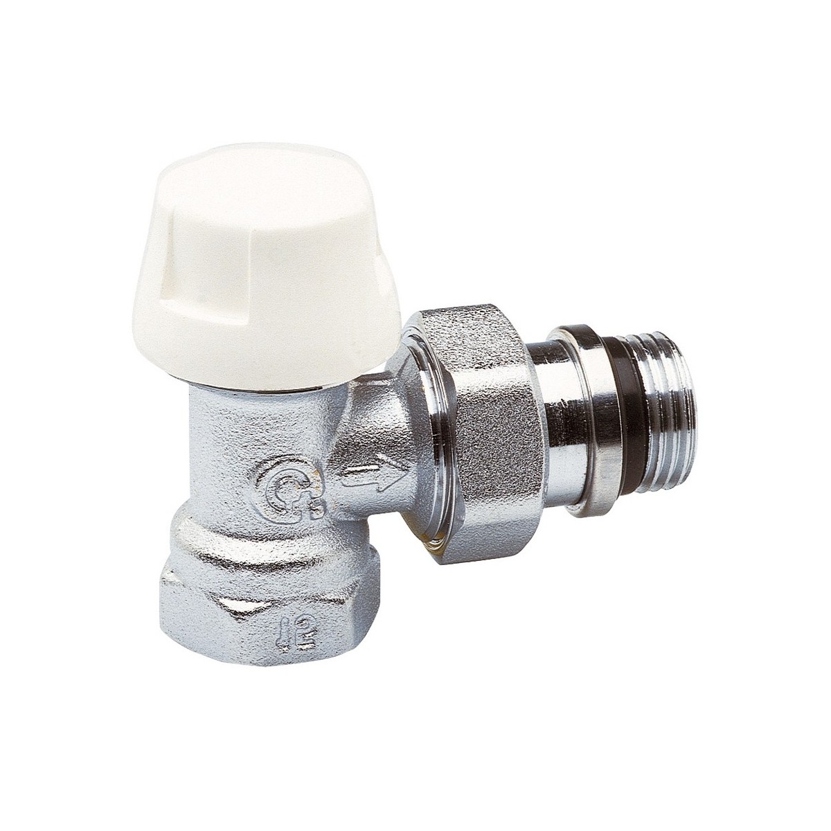 Corps thermostatique équerre femelle 3/8" corps laiton chromé - THERMADOR CT12E 