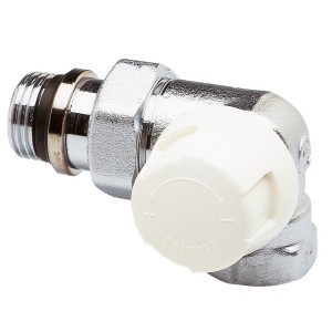 Corps thermostatique double équerre droite femelle 1/2" corps laiton chromé - THERMADOR CT15DED 