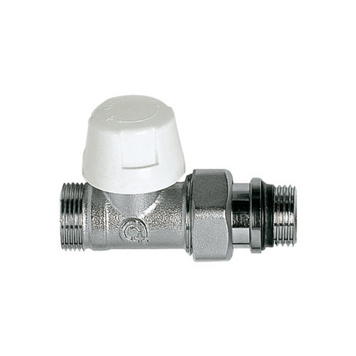 Corps thermostatique droit mâle 1/2" corps laiton chromé - THERMADOR CT15DM 