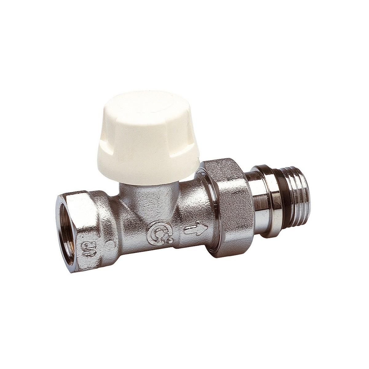 Corps thermostatique droit femelle 1/2" corps laiton chromé - THERMADOR CT15D 