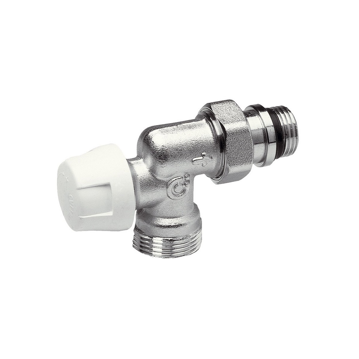Corps thermostatique équerre inversée mâle 1/2" corps laiton chromé - THERMADOR CT15EIM 