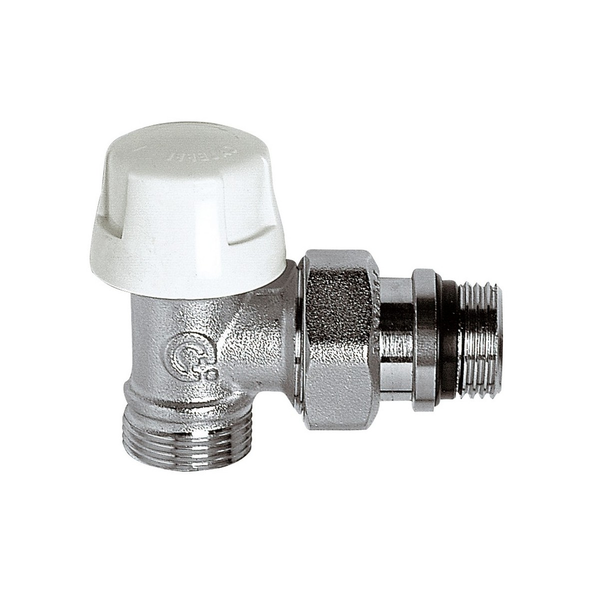 Corps thermostatique équerre mâle 1/2" corps laiton chromé - THERMADOR CT15EM 