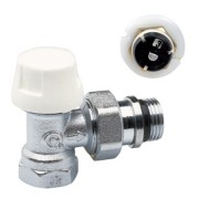 Corps thermostatique équerre femelle 1/2" avec pré-réglage corps laiton chromé - THERMADOR CT15EP 