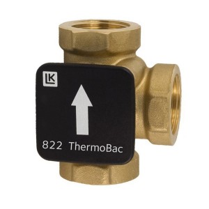 Clapet antithermosiphon 3 voies THERMOBAC 1"1/4 FFF laiton pour combustible solide complément THERMOVAR - THERMADOR CTB33 