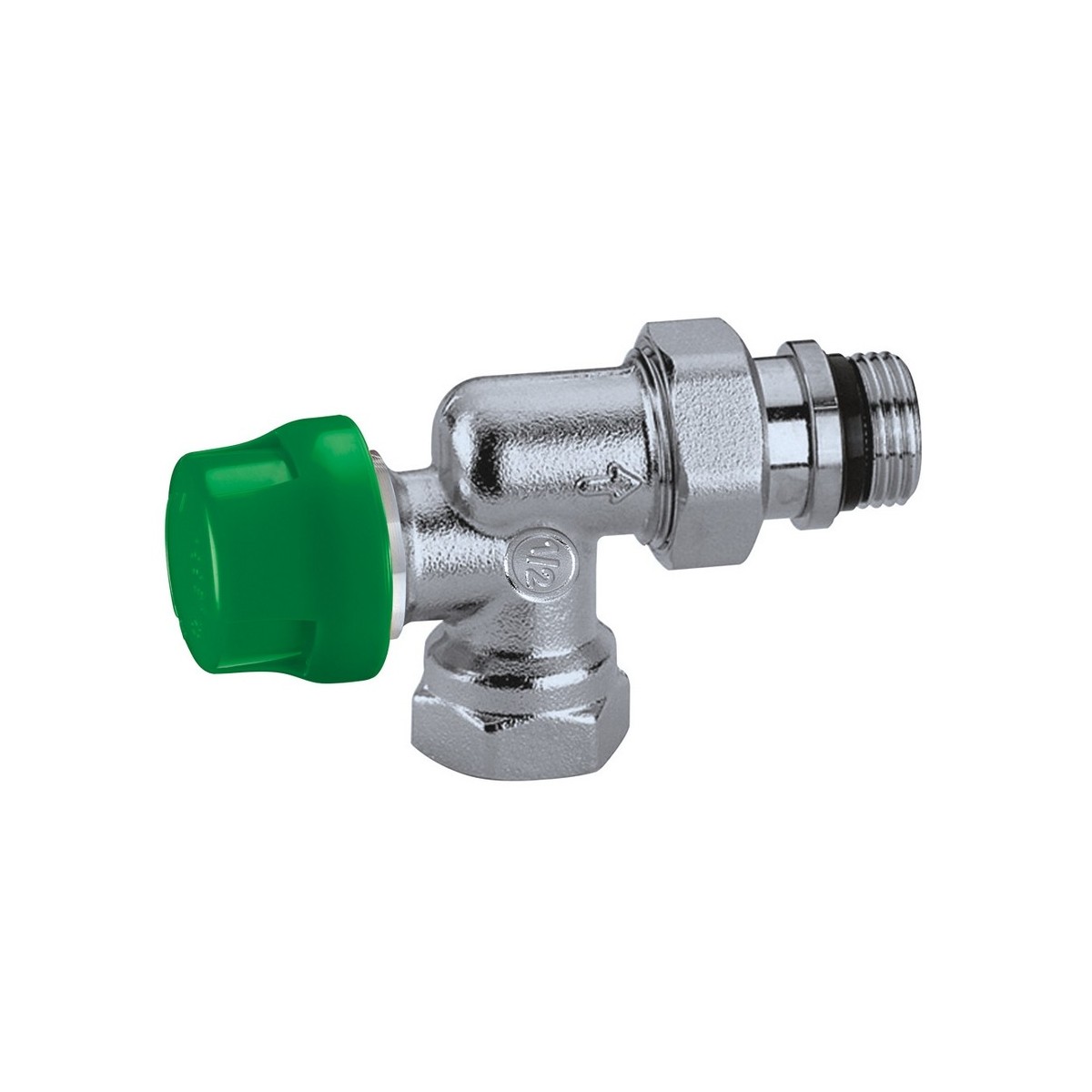 Corps thermostatique DYNAMICAL équerre inversée femelle 1/2" raccord M23x1,5 corps laiton chromé - THERMADOR CTD15EI 