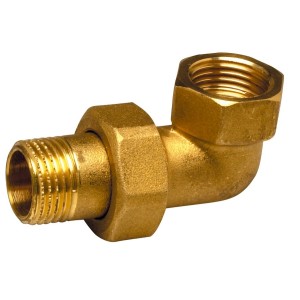 Coude union 1" mâle-femelle 3 pièces à visser avec joint sphéro-conique - THERMADOR CU26 