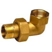 Coude union 1"1/4 mâle-femelle 3 pièces à visser avec joint sphéro-conique - THERMADOR CU33 