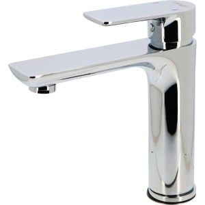 Mitigeur medium pour lavabo DILO chromé avec vidage clic-clac ABS - THEWA DIL16 