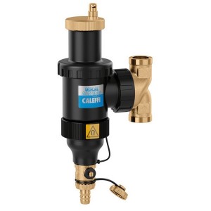 DISCALDIRTMAG séparateur d'air et pot de décantation magnétique 1"1/4 femelle-femelle robinet de vidange - THERMADOR DIRT033MP 
