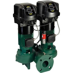 Pompe en ligne électronique double KLME 50/600M à brides DN50 HMT 6 mCE chauffage et climatisation - THERMADOR DKLME50600M 