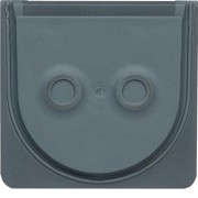 cubyko Entrée pr 2 câbles gris HAGER WNA690