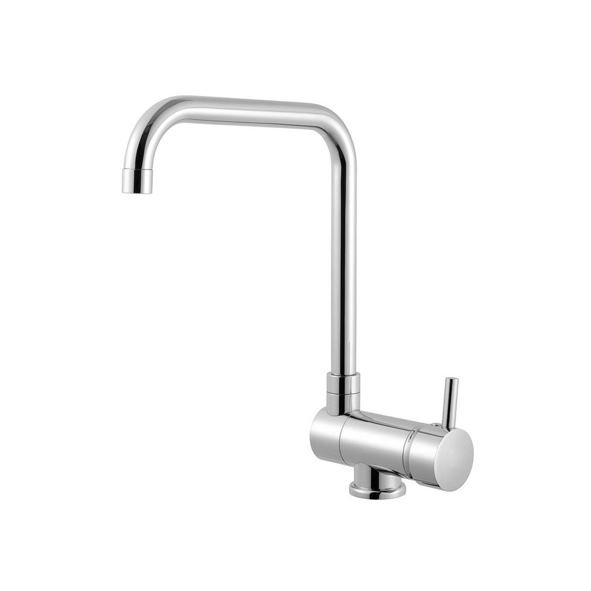 Mitigeur évier inclinable DOLO passage sous fenêtre hauteur minimum 80 mm - THEWA DOL10 