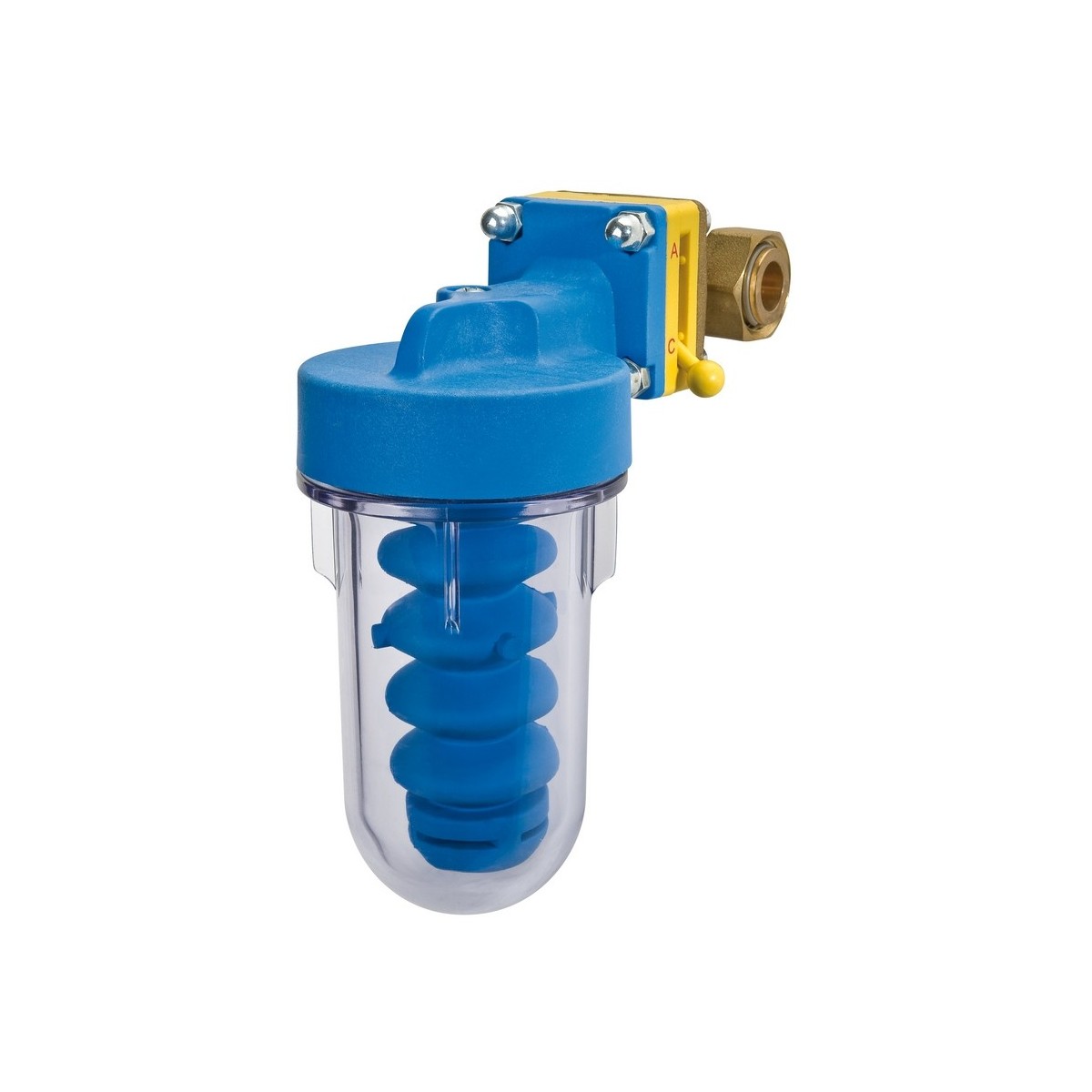 Filtre anti-calcaire DOSAPLUS 3 1/2" écrou avec cartouche polyphosphate et by-pass - THERMADOR DOSA3 