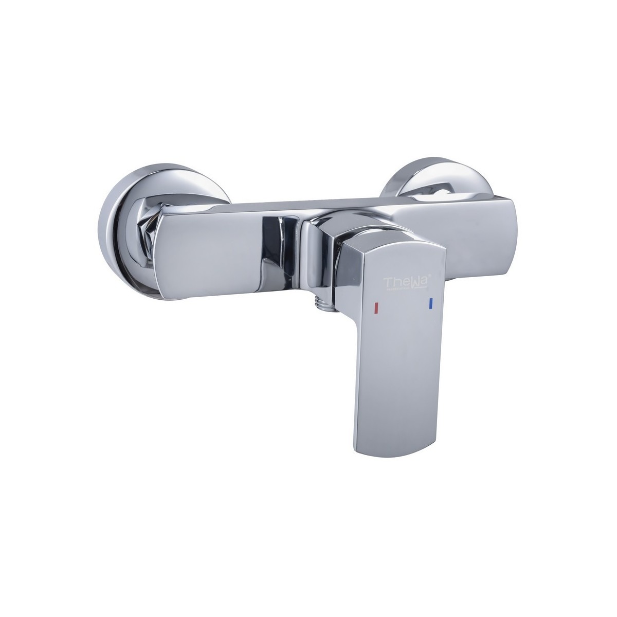 Mitigeur pour douche DOUR chromé poignée verticale entraxe 150 mm - THEWA DOU21 