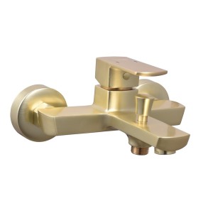 Mitigeur pour bain-douche DOUR laiton brossé entraxe 150 mm - THEWA DOU31L 
