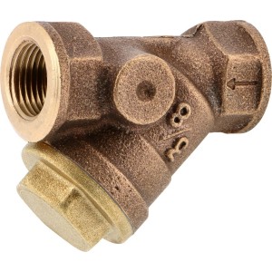 Filtre à tamis 3/4" femelle-femelle certifié ACS corps bronze cartouche inox - THERMADOR F20220 