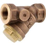 Filtre à tamis 1" femelle-femelle certifié ACS corps bronze cartouche inox - THERMADOR F20226 