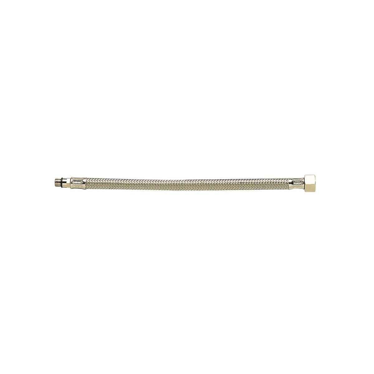 Flexible inox mâle 10/100 - femelle 3/8" longueur 35 cm pour mitigeur - THEWA FLEXT1 