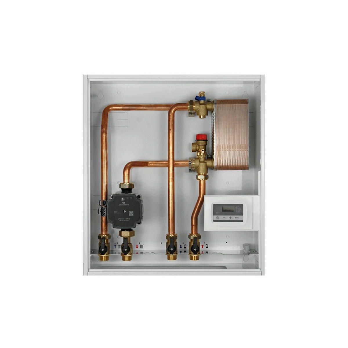 Module hydraulique MODULFIT biomasse C1 chauffage seul avec circulateur - THERMADOR GHBC1C 