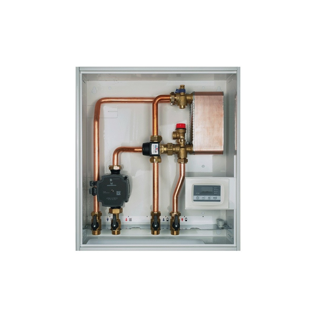 Module hydraulique MODULFIT biomasse C1 AC avec circulateur et vanne anti-condensation - THERMADOR GHBCAC1C 