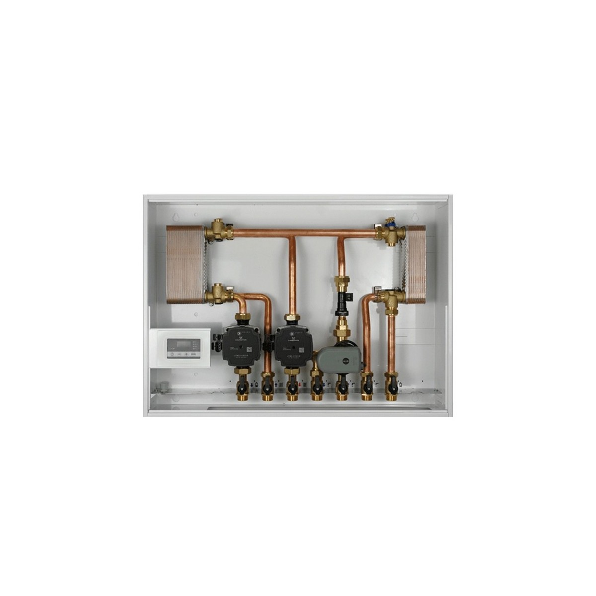 Module hydraulique MODULFIT biomasse C2 ECS chauffage et ECS avec deux circulateurs - THERMADOR GHBCECS2C 