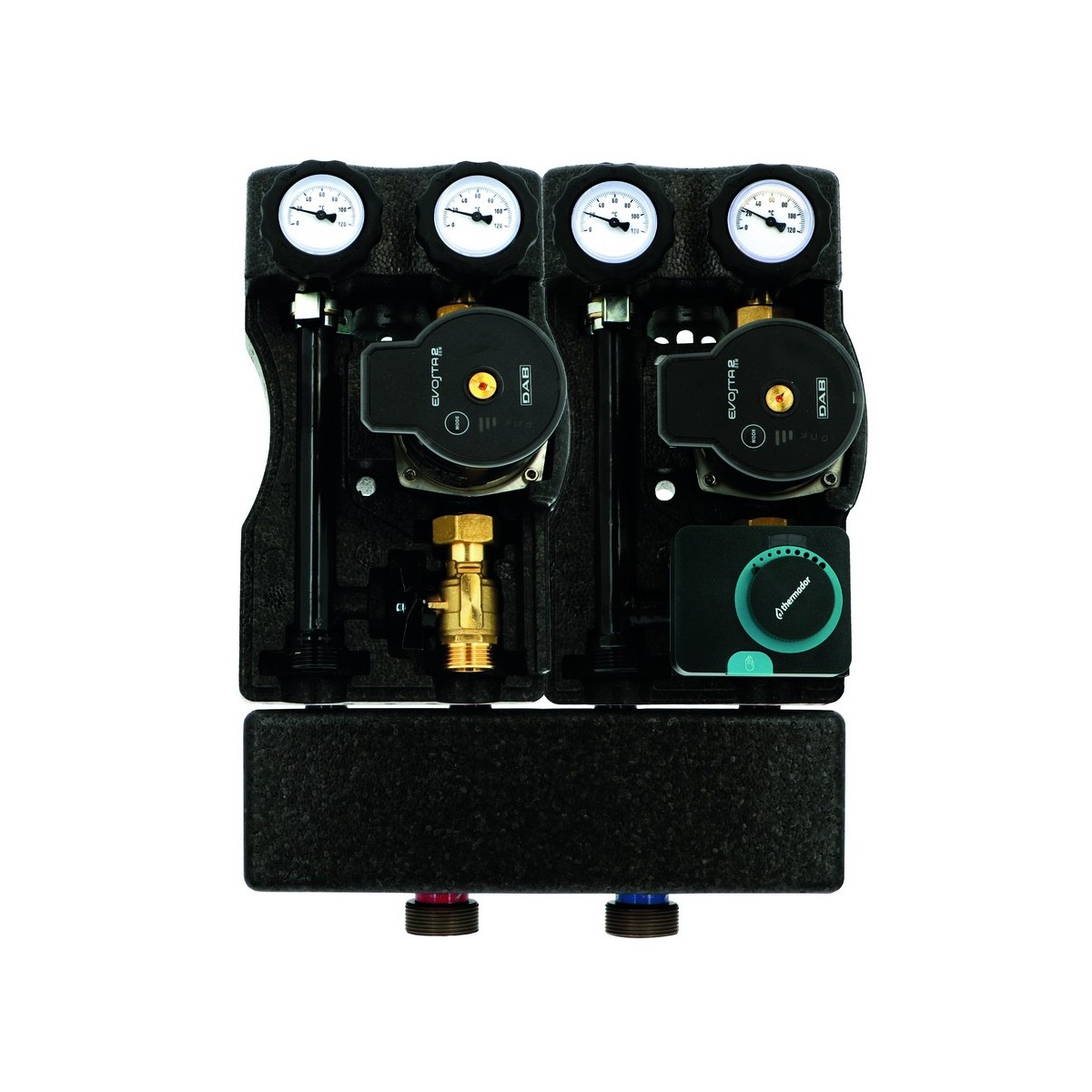 Ensemble hydraulique MODULFIT Premium DN20 mélangé moteur SM230S et collecteur - THERMADOR GHDMC20CSPXSM 