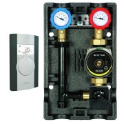 Groupe hydraulique mélangé MODULFIT DN25 entraxe 125 mm circulateur et régulation RA20 - THERMADOR GHM25CRA20 