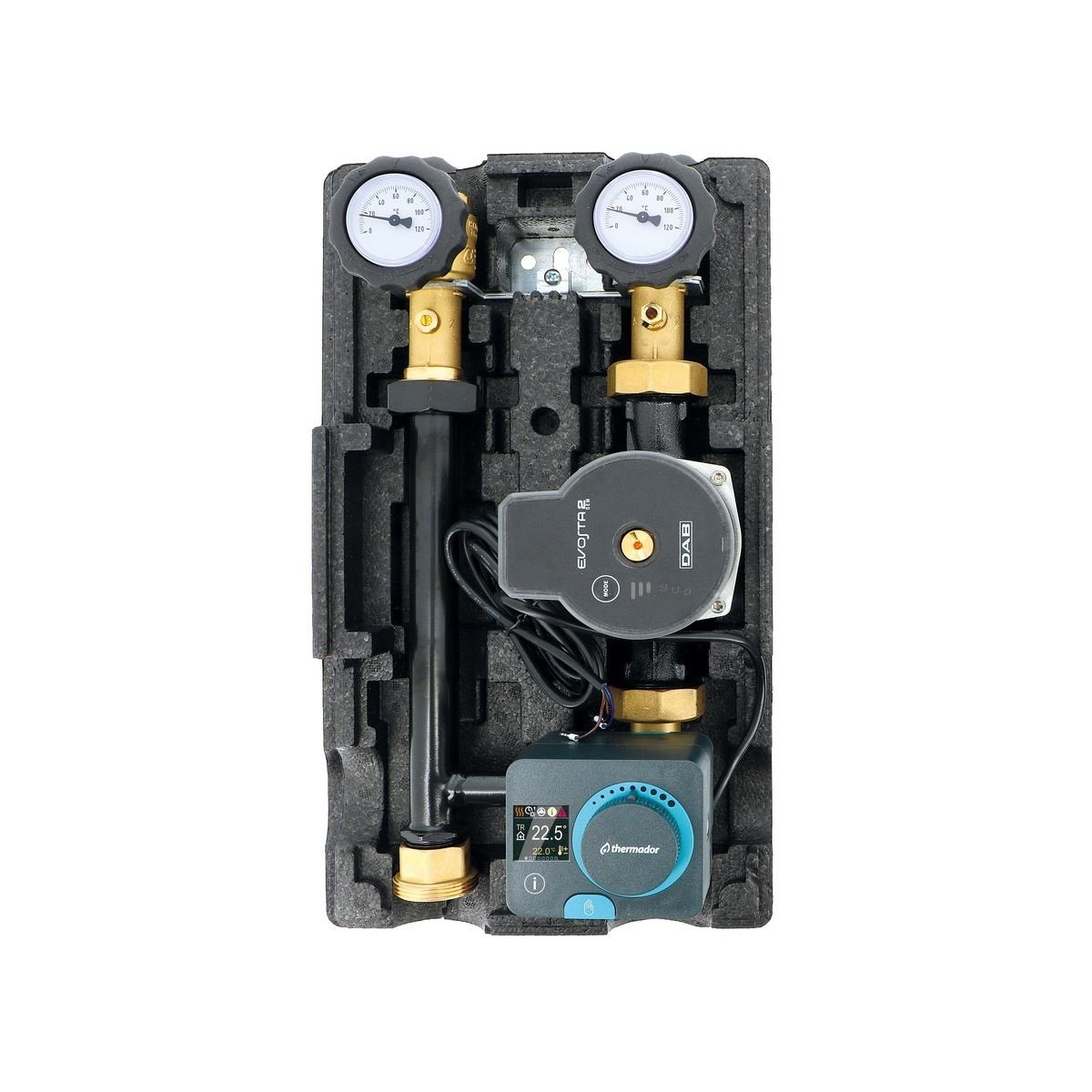 Kit départ chaudière MODULFIT Premium DN32 régulé RA230AC avec servomoteur - THERMADOR GHM32CSPRA230AC 