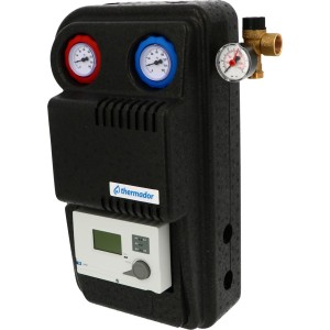 Groupe de transfert solaire départ-retour femelle 3/4" régulation TA circulateur ErP - THERMADOR GTSDNRT 