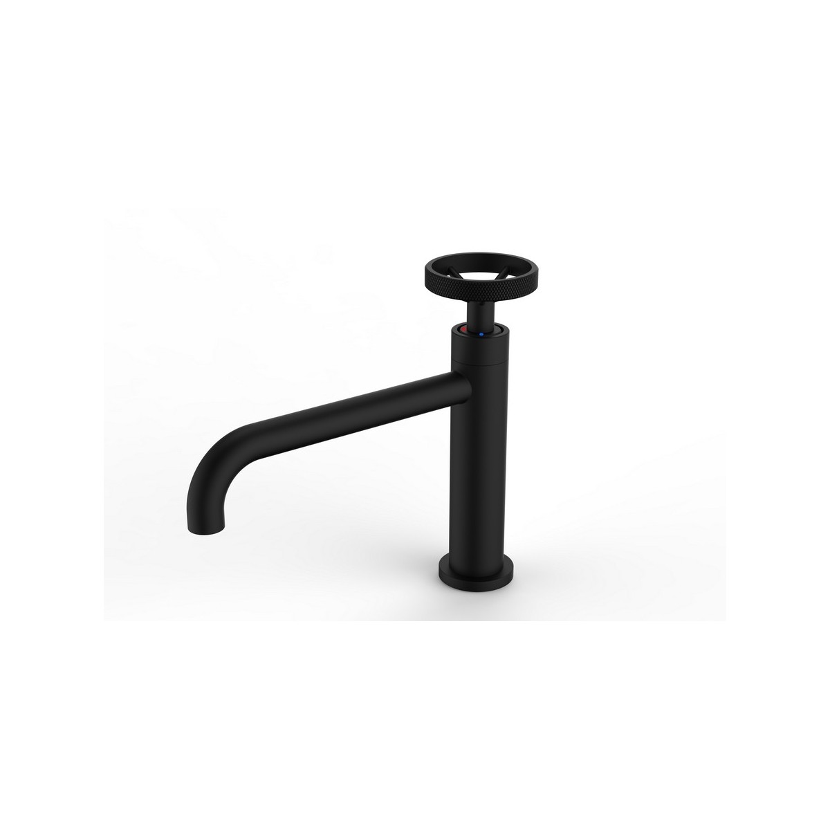Mitigeur type industriel pour lavabo HANUM noir sans vidage - THEWA HAN15N 