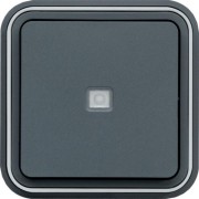 cubyko BP  à voy encastré gris HAGER WNE023