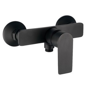 Mitigeur de douche JEZIORO noir poignée verticale - THEWA JEZ20N 