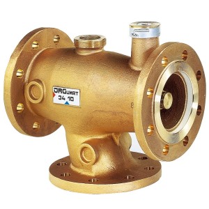 Mitigeur thermostatique JRG34 à brides DN80 36-53 °C montage en L - THERMADOR JRG34B8048 