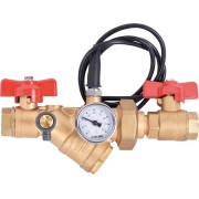 Kit d'équilibrage de bouclage sanitaire 3/4" ACS sans cartouche avec thermomètre - THERMADOR KBECS20 