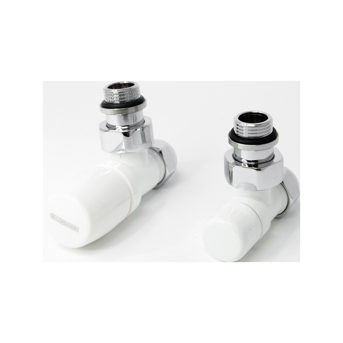 Kit robinet ILHINA équerre blanc pour tube multicouche Ø16 avec coude de réglage - THERMADOR KI15EMC 