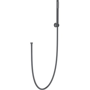 Kit complet support flexible et douchette finition graphite mat - THEWA KITDOUGM 