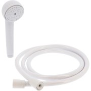 Kit support et flexible de douche jetable blanc - THEWA KITONEBLC 