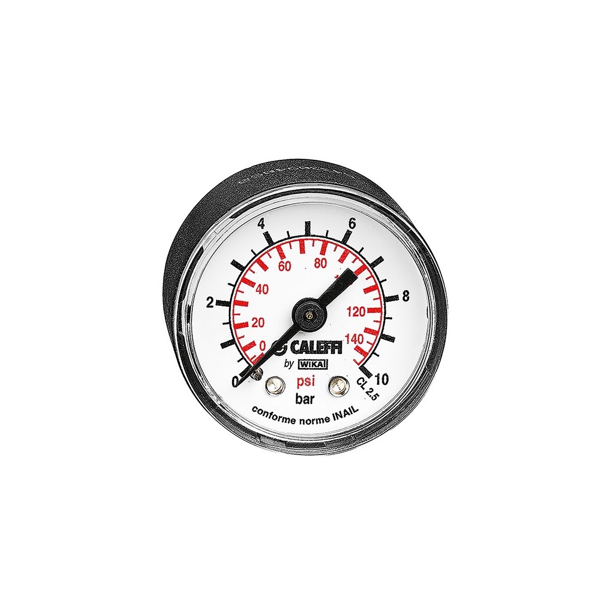 Manomètre sanitaire axial 1/4" 0-10 bar Ø40 mm - THERMADOR 557010 