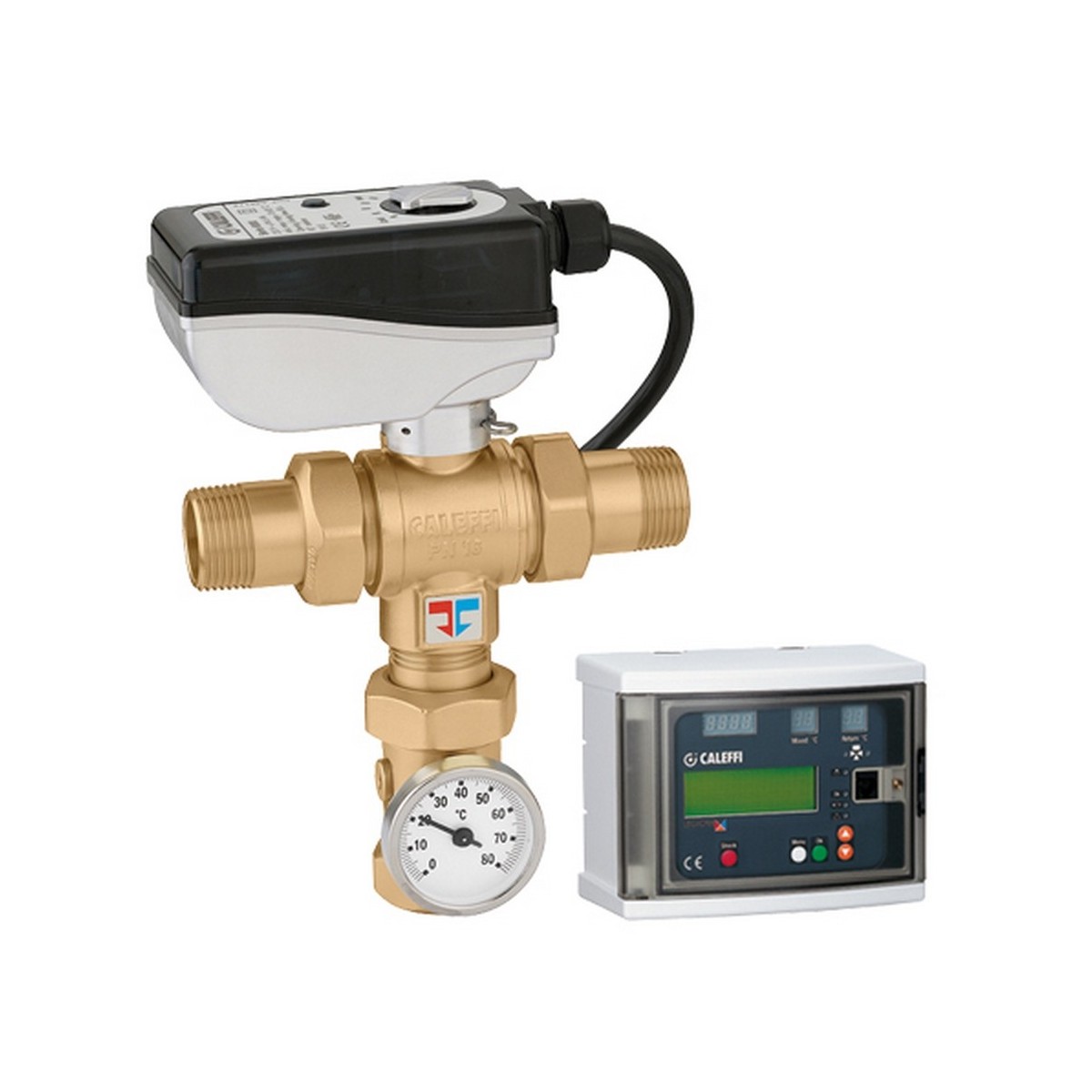 Mitigeur électronique LEGIOMIX 230 V 3/4" mâle-mâle réglage et désinfection MODBUS - THERMADOR 600053 