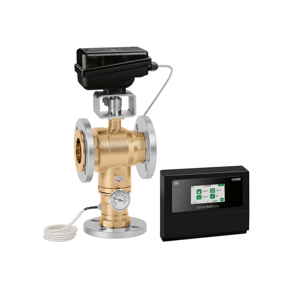 Mitigeur électronique LEGIOMIX evo 24 V 0-10 V à brides DN80 pour ECS - THERMADOR 600358 