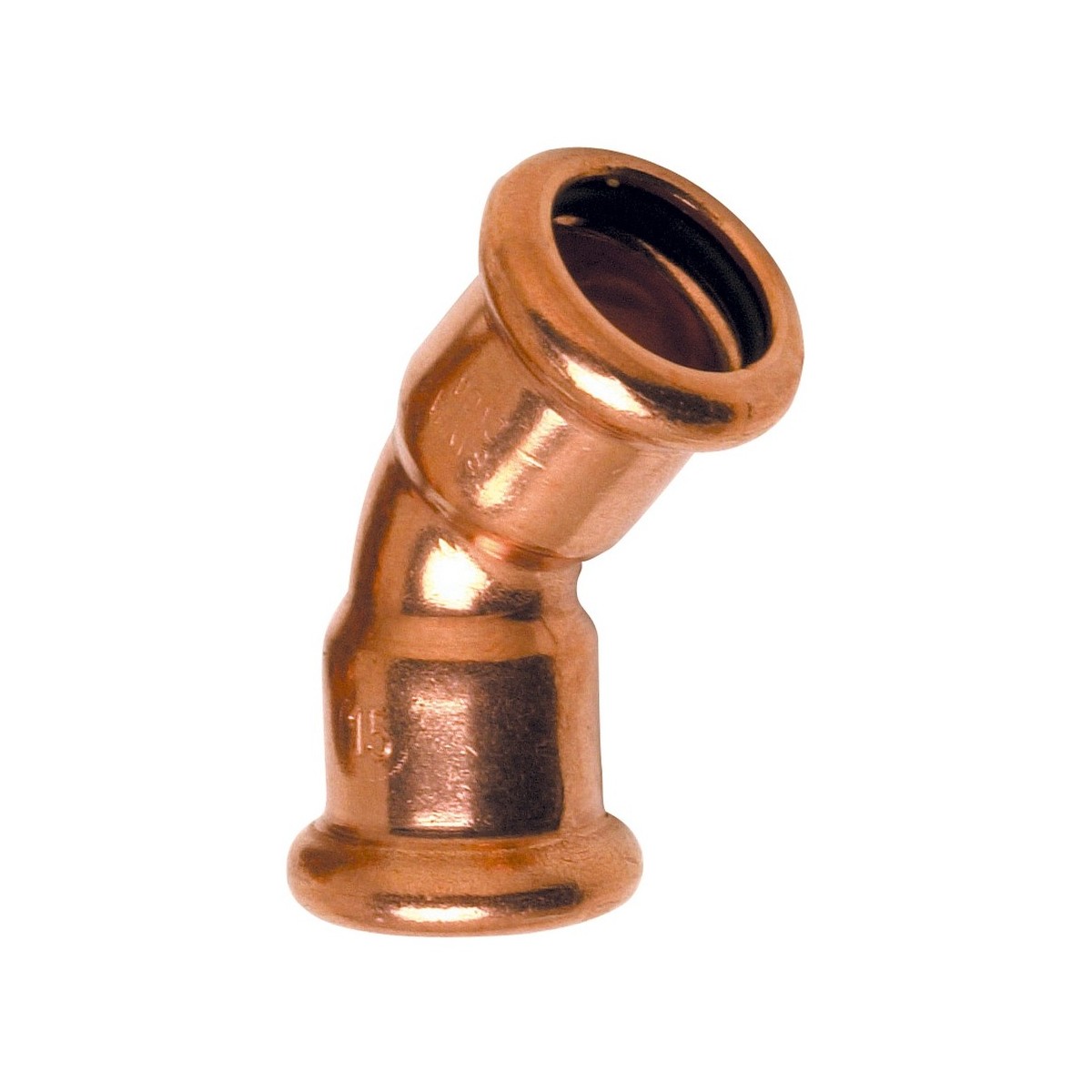 Courbe 45° femelle-femelle à sertir Ø16 pour tube cuivre chauffage et sanitaire - THERMADOR 604116 